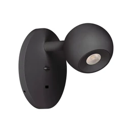 Фото #1 товара Светильник SP-OTTORI-WALL-CHARGE-6W Warm3000 (BK, 30 deg, 230V, USB-C) (Arlight, IP20 Металл, 3 года)