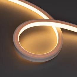 Фото #1 товара Светодиодная лента герметичная NOVA-TOP-PU-A120-16x15mm 24V Warm2700 (10 W/m, IP68, 5m, wire x2) (Arlight, Полиуретан)