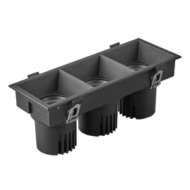 Фото #1 товара Светильник MS-FLOW-BUILT-S230x85-3x6W Warm3000 (BK, 38 deg, 230V) (Arlight, IP20 Металл, 5 лет)