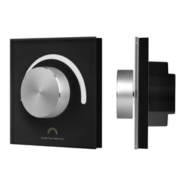 Фото #1 товара INTELLIGENT ARLIGHT Роторная панель SMART-PWM-103-31-MULTI черный (12-48V, 3x4A, TUYA Wi-Fi, 2.4G) (IARL, IP20 Пластик, 5 лет)