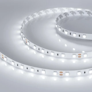 Фото #1 товара Светодиодная лента RT-B60-10mm 24V White6000 (14.4 W/m, IP20, 5m) (Arlight, 14.4 Вт/м, IP20)