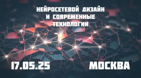 Москва. Конференция-практикум для дизайнеров «Нейросетевой дизайн и современные технологии»