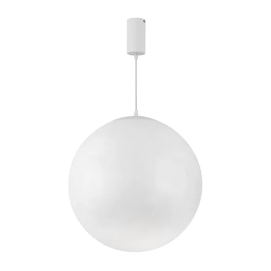 Фото #2 товара Светильник SP-SILKA-HANG-R600-12W Warm2700 (WH, 330 deg, 230V) (Arlight, IP20, Натуральный шелк, 3 года)