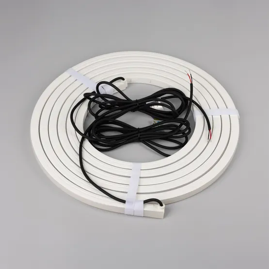 Фото #2 товара Светодиодная лента герметичная NOVA-TOP-PU-A120-16x15mm 24V Warm2700 (10 W/m, IP68, 5m, wire x2) (Arlight, Полиуретан)