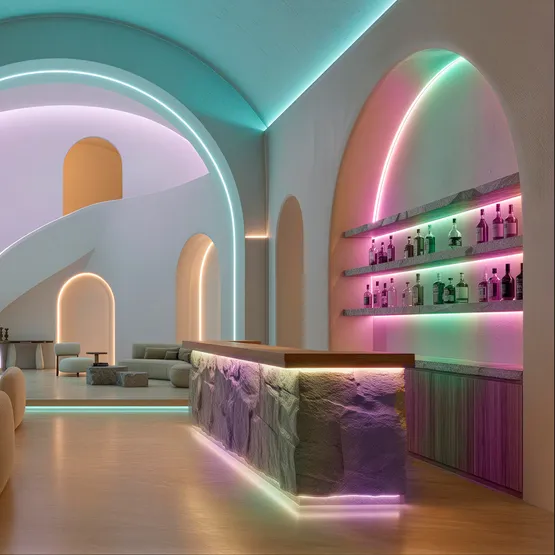 Фото #5 товара Светодиодная лента SPI-H84-8mm 24V RGBW-Warm-PX6 (22 W/m, IP20, 4040, 5m) (Arlight, -)