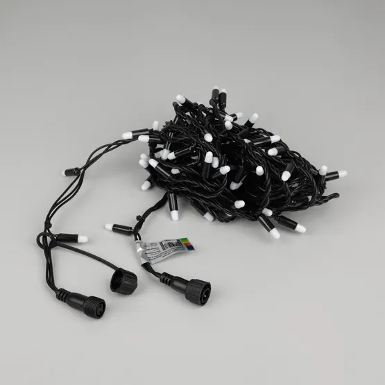 Фото #6 товара Светодиодная гирлянда ARD-STRING-CLASSIC-10000-BLACK-100LED-MILK-SYNC RGB (230V, 6.5W) (Ardecoled, IP65)