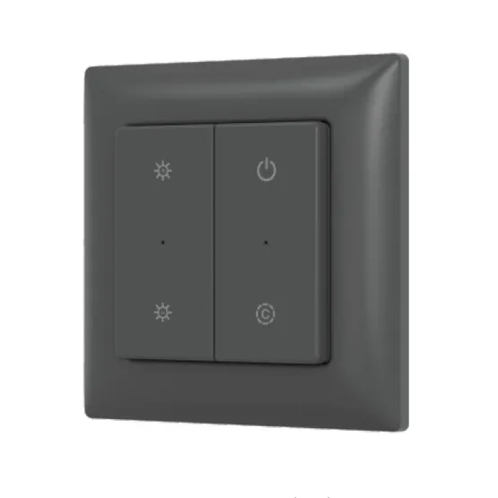 Фото товара INTELLIGENT ARLIGHT Кнопочная панель SMART-RF-801-22-MULTI черная, закруг. (3V, пластик, 2.4G) (IARL, IP20 Пластик, 5 лет)