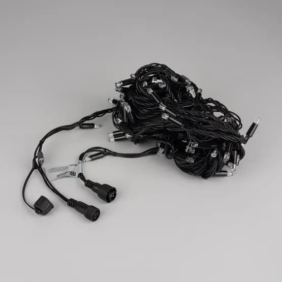 Фото #2 товара Светодиодная гирлянда ARD-STRING-CLASSIC-10000-BLACK-100LED-LIVE RGB (230V, 7W) (Ardecoled, IP65)