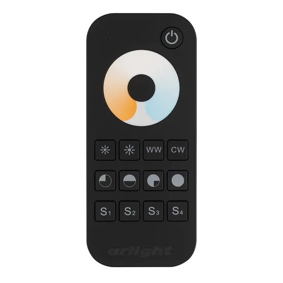 Фото #2 товара Пульт SMART-R34-MIX Black (1 зона, 2.4G) (Arlight, IP20 Пластик, 5 лет)