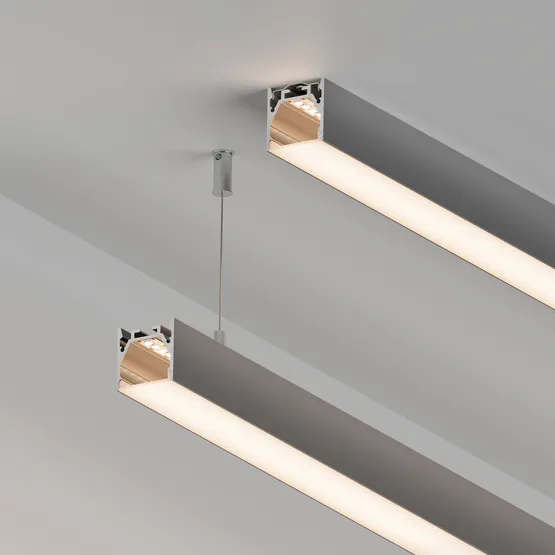 Фото #6 товара Профиль LINE-2525-2000 ANOD (Arlight, Алюминий)