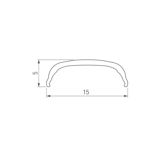 Фото #3 товара Экран ARH-BENT-W18-2000 Clear (Arlight, Пластик)