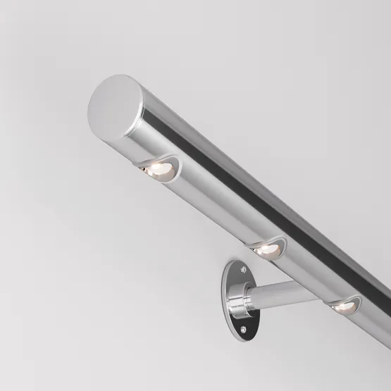 Фото #4 товара Светильник ALT-LODESTAR-HANDRAIL-R27-1.5W Warm3000 (SL, 30x60 deg, 12-24V) (Arlight, IP67 Металл, 3 года)