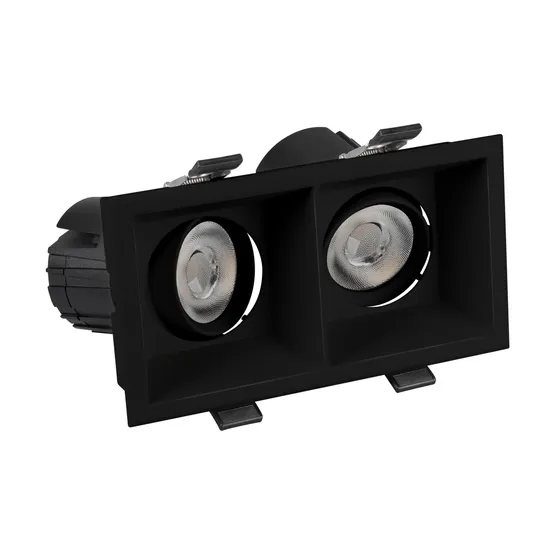 Фото #4 товара Светильник MS-FLOW-BUILT-S157x85-2x12W Warm3000 (BK, 38 deg, 230V) (Arlight, IP20 Металл, 5 лет)