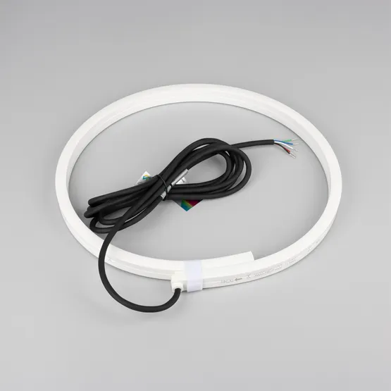 Фото #5 товара Светодиодная лента герметичная NOVA-SIDE-PU-B84-12x20mm 24V RGB-Warm (15 W/m, IP68, 1m, wire x1) (Arlight, Полиуретан)