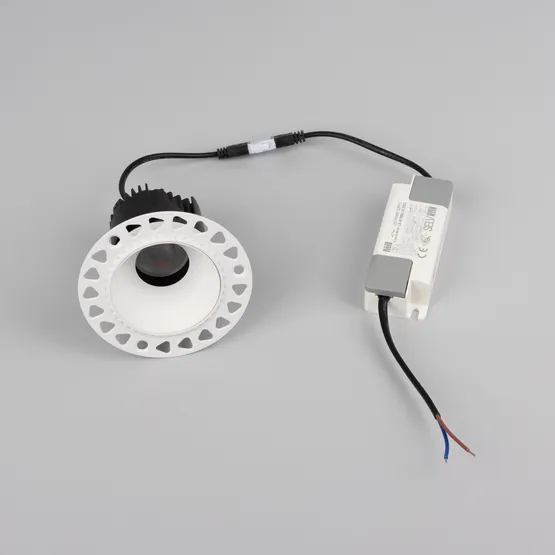 Фото #2 товара Светильник MS-ARADO-TRIMLESS-R65-9W Warm3000 (WH-WH, 55 deg, 230V) (Arlight, IP20 Металл, 5 лет)