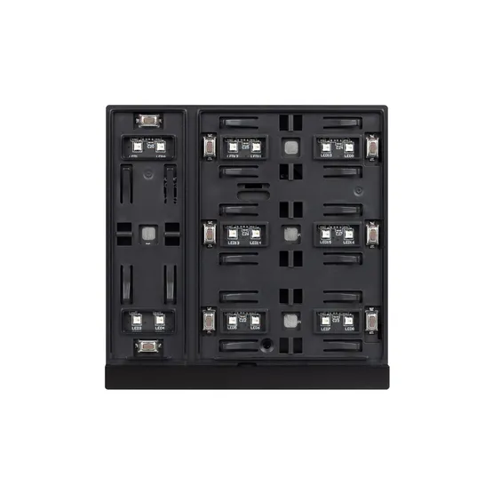 Фото #3 товара INTELLIGENT ARLIGHT Механизм панели KNX-304-22-IN Black (Bus) (IARL, IP20 Пластик, 2 года)