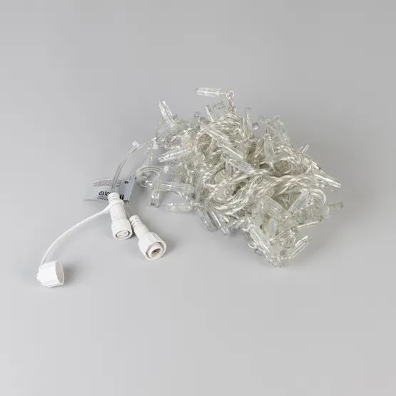 Фото #2 товара Светодиодная гирлянда ARD-STRING-CLASSIC-10000-CLEAR-100LED-FLASH BLUE (230V, 7W) (Ardecoled, IP65)