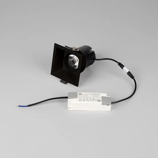 Фото #2 товара Светильник MS-FLOW-BUILT-S85x85-12W Day4000 (BK, 15 deg, 230V) (Arlight, IP20 Металл, 5 лет)