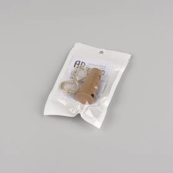 Фото #4 товара Светодиодная гирлянда ARD-DEW-HOME-2000-CLEAR-20LED-STD Orange (1.5V, Battery Pack, Cork) (Ardecoled, IP20)