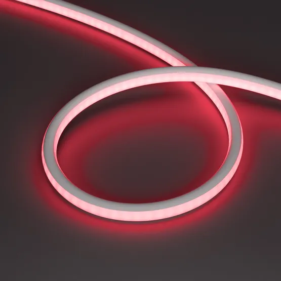 Фото #4 товара Светодиодная лента герметичная SPI-WAVE-TOP-G200-18x15mm 24V RGB PX2 (26 W/m, IP54, 5m, wire x1) (Arlight, Вывод прямой, 3 года)