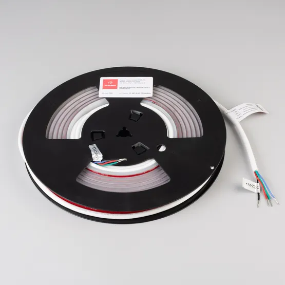 Фото #5 товара Светодиодная лента герметичная COB-PS-X1680-14mm 24V RGB (10 W/m, IP67, TWP100, 5m) (Arlight, -)