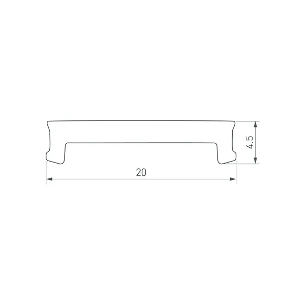 Фото #3 товара Экран W21-5000 BLACK SILICONE (Arlight, Силикон)