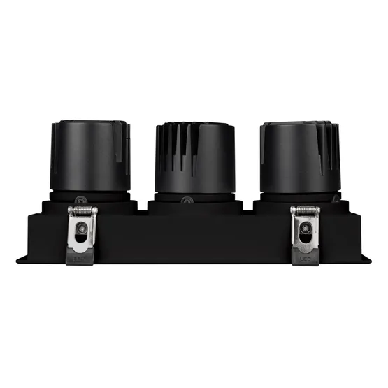 Фото #3 товара Светильник MS-FLOW-BUILT-S230x85-3x6W Warm3000 (BK, 15 deg, 230V) (Arlight, IP20 Металл, 5 лет)