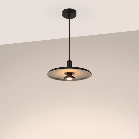 Фото #4 товара Светильник SP-KOTARO-R350-12W Warm3000 (BK-GR, 36 deg, 230V, TRIAC) (Arlight, IP20)