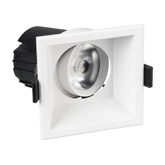 Фото #3 товара Светильник MS-FLOW-BUILT-S85x85-6W Warm3000 (WH, 55 deg, 230V) (Arlight, IP20 Металл, 5 лет)
