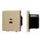 Минифото #1 товара Механизм розетки с быстрой USB зарядкой SCT-NOBE-MUAC-SFPL-FC-GD (65W, QC3) (Arlight, Золотой песок)