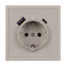 Минифото #4 товара Механизм розетки с USB зарядкой SCT-NOBE-MUAC-SFPL-CA (230V, 16A) (Arlight, Кашемир)