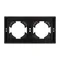 Минифото #3 товара Рамка пластиковая FRM-TENDO-PL-2-BK (Arlight, -)