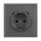 Минифото #3 товара Механизм розетки с USB зарядкой SCT-NOBE-MUCC-SFPL-GR (230V, 16A) (Arlight, -)