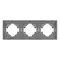 Минифото #3 товара Рамка пластиковая FRM-TENDO-PL-3-GR (Arlight, -)