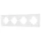 Минифото #1 товара Рамка пластиковая FRM-TENDO-PL-4-WH (Arlight, -)
