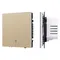 Минифото #1 товара ARL NOBE Терморегулятор эл тёплый пол золотой песок SWT-MTE-PL-GD (95-240V, 16A, датч пола + возд) (Arlight, -)