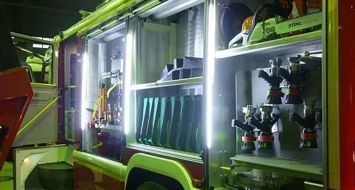 Светодиодная подсветка пожарной спецтехники