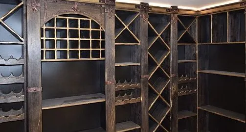 Светодиодное освещение в винном погребе